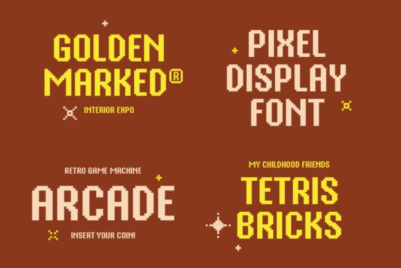 Space Invasion Font preview 3