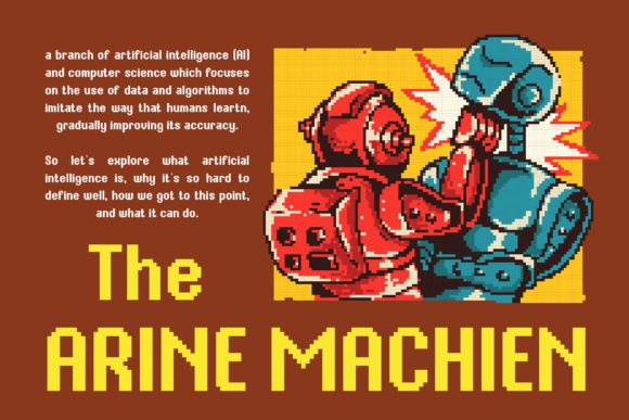 Space Invasion Font preview 4