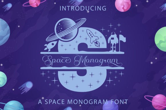 Space Monogram Font