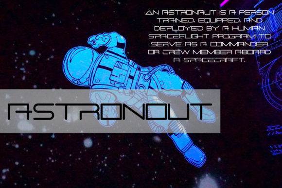 Space Power Font preview 4