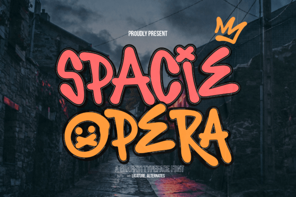 Spacie Opera Font Spacie Opera Font