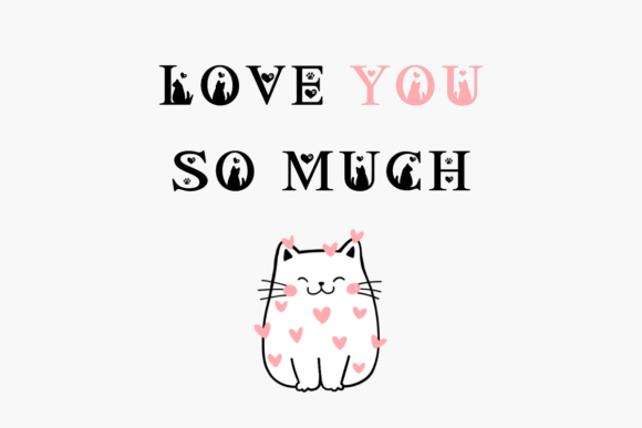 Cat Font Font preview 3