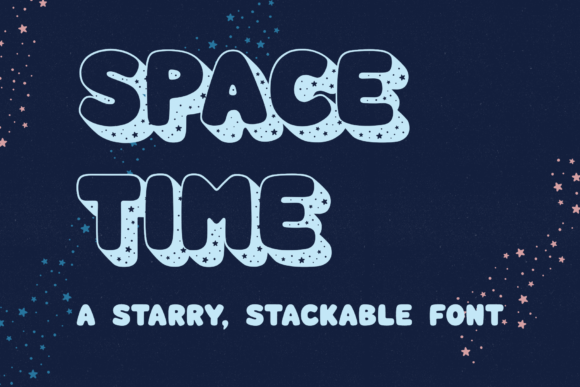 Space Time Font Space Time Font