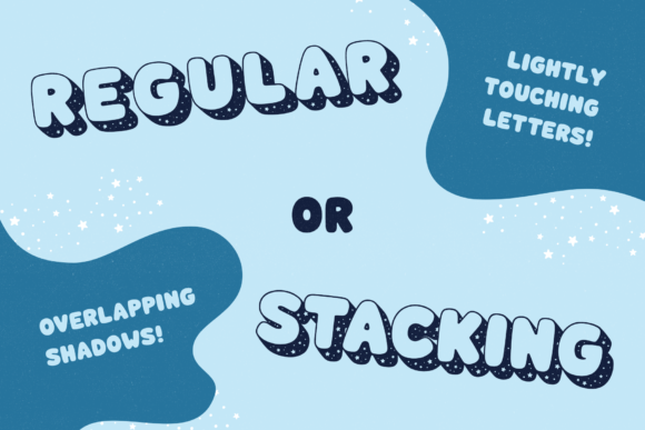 Space Time Font preview 2