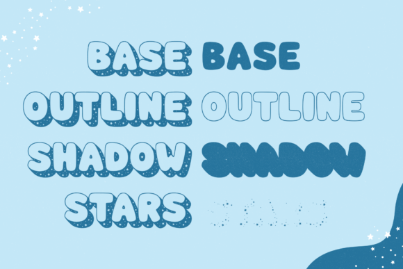 Space Time Font preview 4