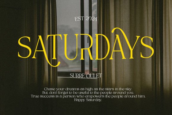 Spadore Font preview 4