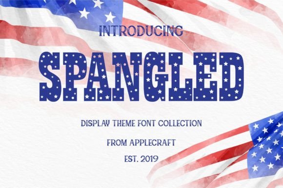 Spangled Font Spangled Font