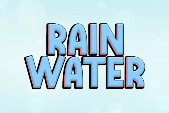 Sparkle Water Font preview 3
