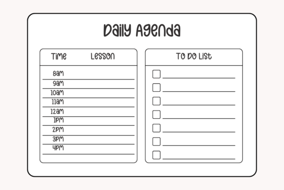 Sparkle Planner Font preview 4