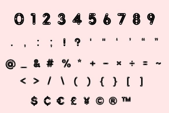 Be Mine Font preview 3