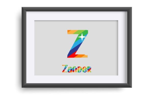 Sparkles Rainbow Font preview 2