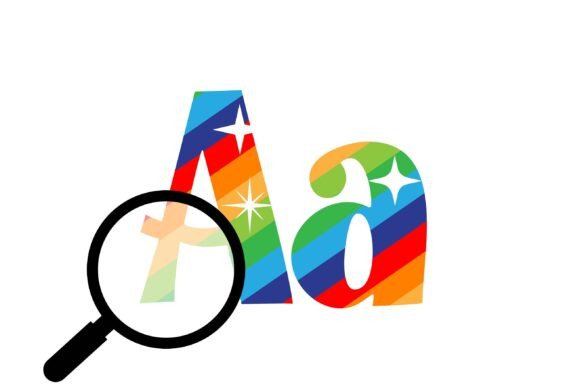 Sparkles Rainbow Font preview 4