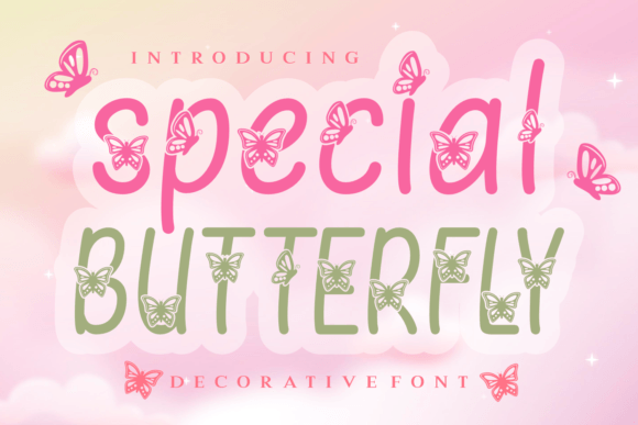 Special Butterfly Font Special Butterfly Font