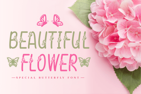 Special Butterfly Font preview 4