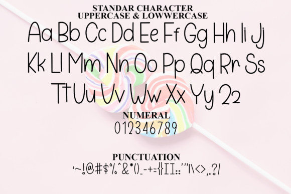Special Candy Font preview 3