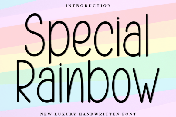 Special Rainbow Font