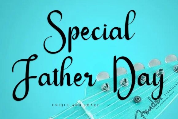 Special Father Day Font