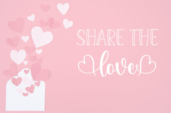 Be My Valentine Font preview 2