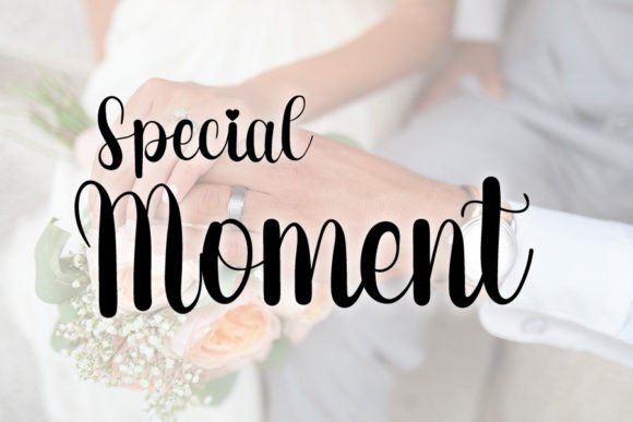Special Wedding Font preview 2