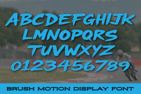 Speed Brush Font preview 3