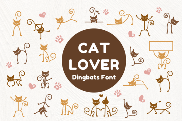 Cat Lover Font preview 2