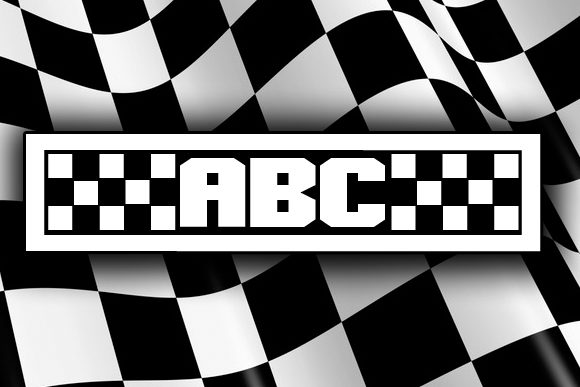 Speed Racing Font preview 3