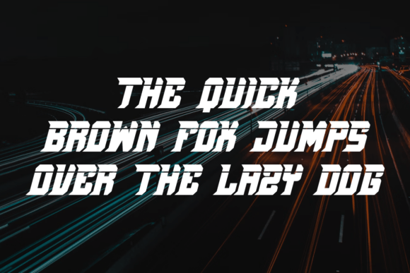 Speed Hamer Font preview 2