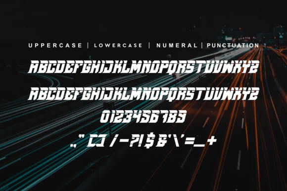 Speed Hamer Font preview 3