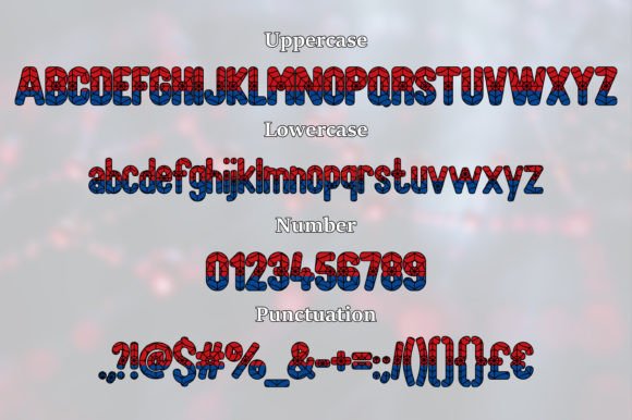 Spider Boy Font preview 3