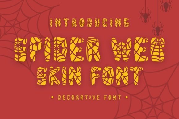 Spider Web Skin Font
