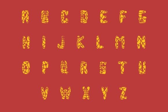 Spider Web Skin Font preview 2
