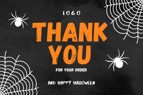 Spiderweb Halloween Font preview 4