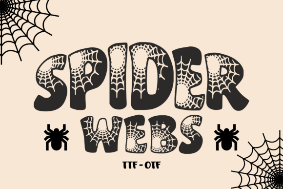 Spider Webs Font preview 2