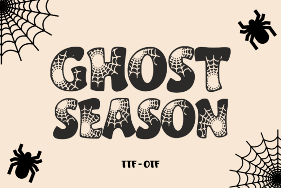 Spider Webs Font preview 3
