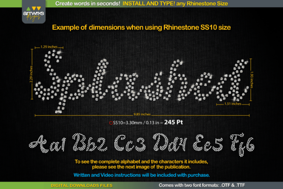 Splashed Font Splashed Font