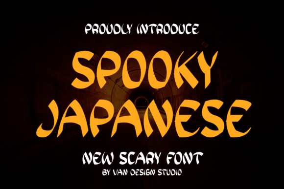 Spooky Japanese Font