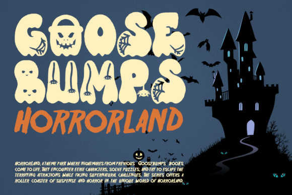Spooky Treat Font preview 2