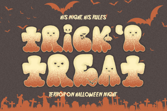 Spooky Treat Font preview 3