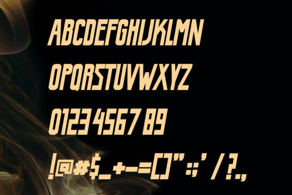 Sport Energy Font preview 3