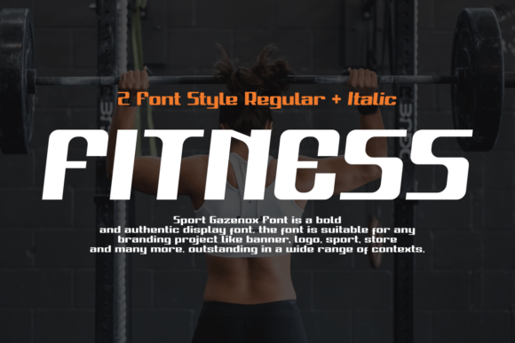 Sport Gazenox Font preview 4