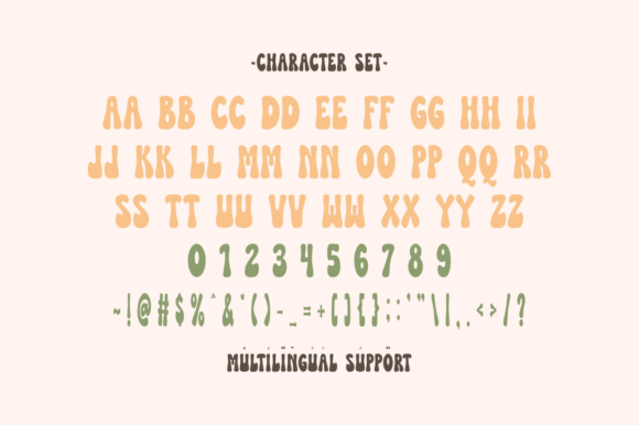 Beach Flower Font preview 2