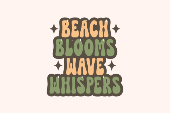 Beach Flower Font preview 4