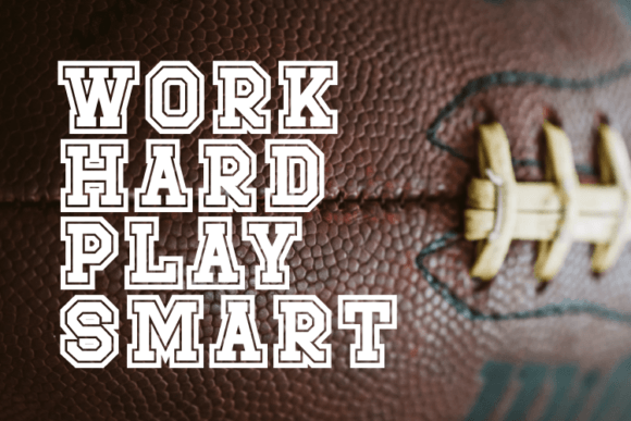 Sportfield Varsity Font preview 3