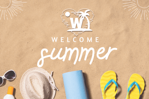 Beach Girl Monogram Font preview 2