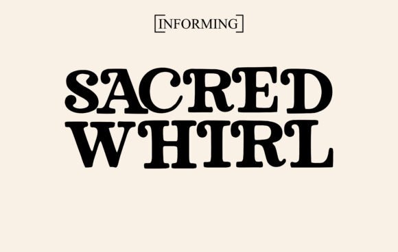 Sacred Whirl Font preview 2
