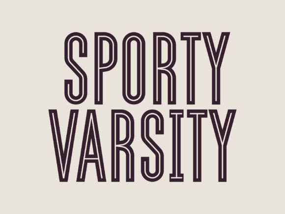 Sporty Varsity Font
