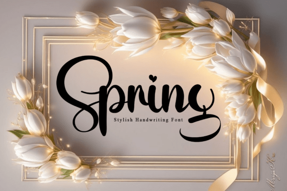 Spring Font preview 2