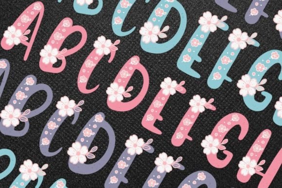 Spring Font preview 3
