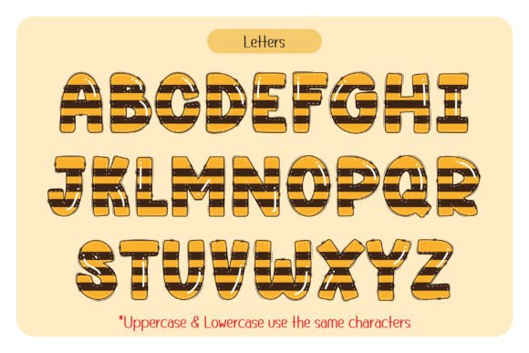 Spring Bee Font preview 2