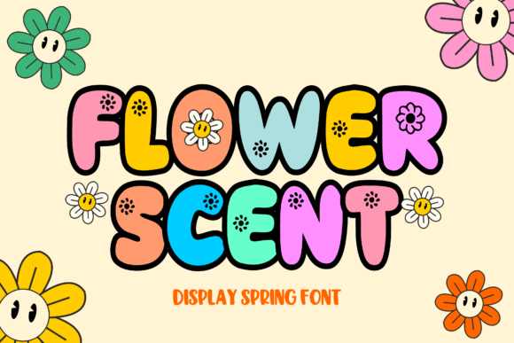 Spring Bubble Font preview 3